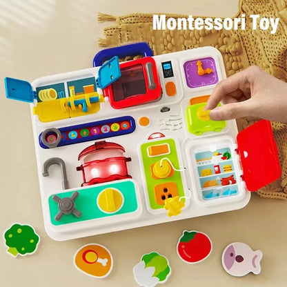 MiniCook Studio – Cuisine Lumineuse Montessori pour Tout-Petits