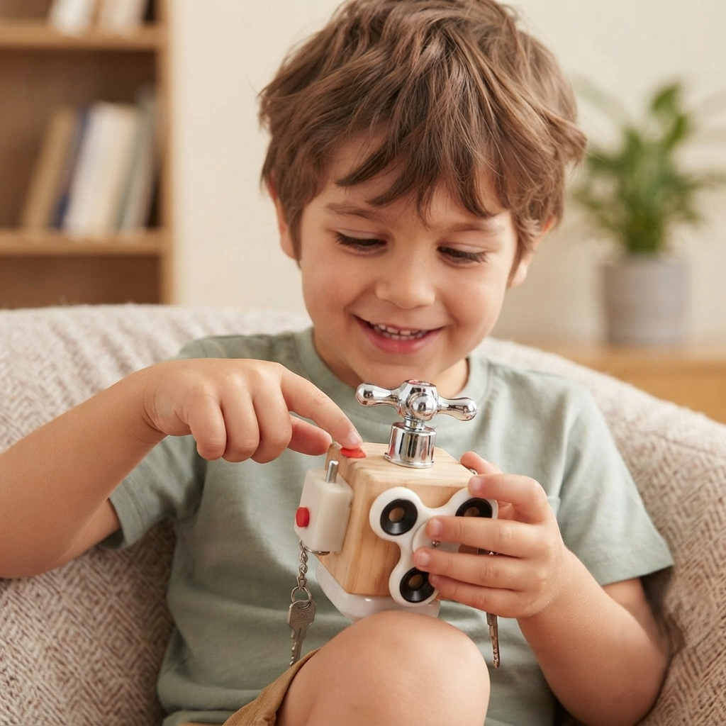 SkillCube : Cube Sensoriel Éducatif pour Développer la Motricité