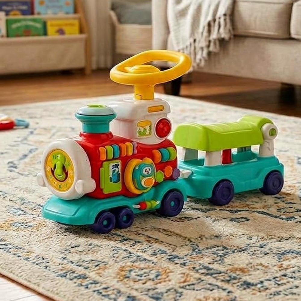 TrainWalker : Trotteur Évolutif et Train d'Éveil Interactif Bébé